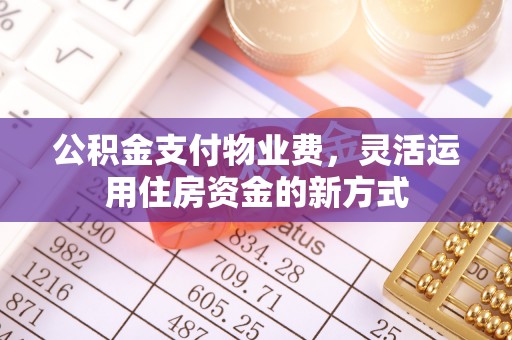 泸定公积金支付物业费，灵活运用住房资金的新方式