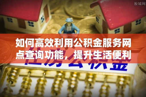 泸定如何高效利用公积金服务网点查询功能，提升生活便利性