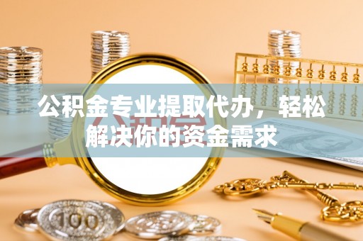 泸定公积金专业提取代办，轻松解决你的资金需求