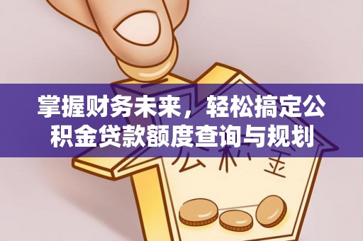 泸定掌握财务未来，轻松搞定公积金贷款额度查询与规划