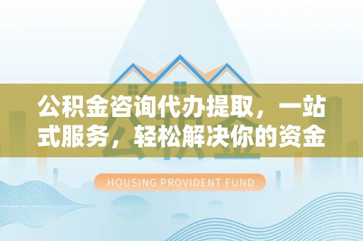 泸定公积金咨询代办提取，一站式服务，轻松解决你的资金难题