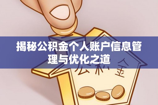 泸定揭秘公积金个人账户信息管理与优化之道
