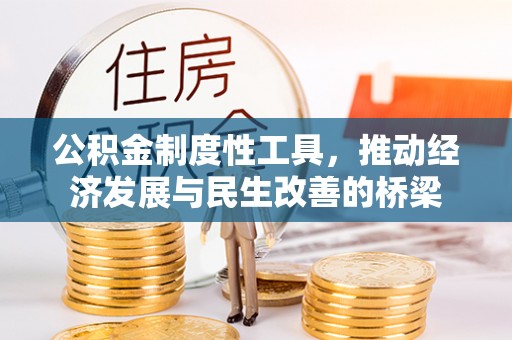 泸定公积金制度性工具，推动经济发展与民生改善的桥梁