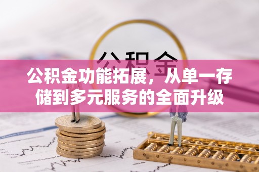 泸定公积金功能拓展，从单一存储到多元服务的全面升级