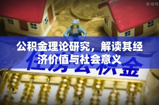 泸定公积金理论研究，解读其经济价值与社会意义