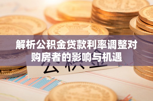 泸定解析公积金贷款利率调整对购房者的影响与机遇