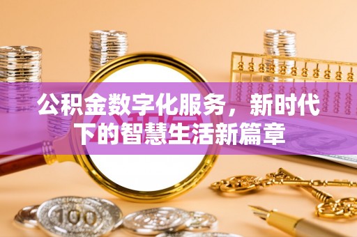 泸定公积金数字化服务，新时代下的智慧生活新篇章