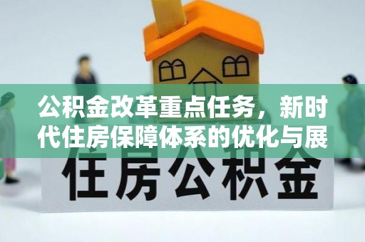 泸定公积金改革重点任务，新时代住房保障体系的优化与展望