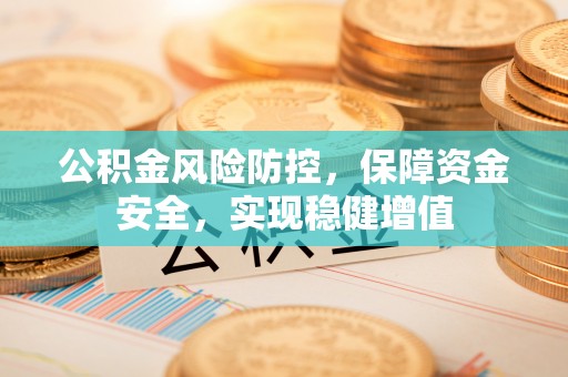 泸定公积金风险防控，保障资金安全，实现稳健增值