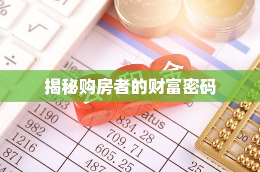 泸定揭秘购房者的财富密码