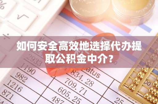 泸定如何安全高效地选择代办提取公积金中介？