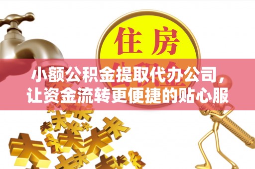 泸定小额公积金提取代办公司，让资金流转更便捷的贴心服务