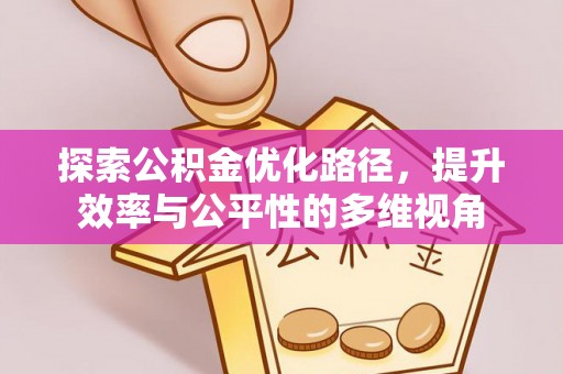 泸定探索公积金优化路径，提升效率与公平性的多维视角