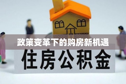 泸定政策变革下的购房新机遇