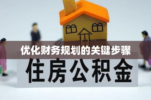 泸定优化财务规划的关键步骤