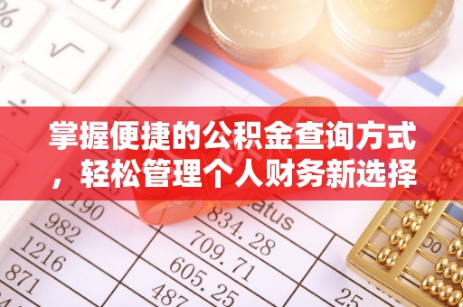 泸定掌握便捷的公积金查询方式，轻松管理个人财务新选择