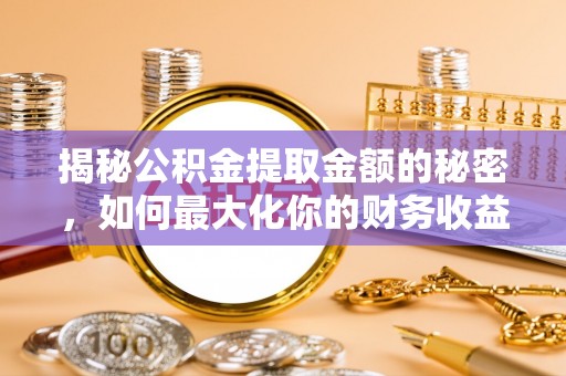 泸定揭秘公积金提取金额的秘密，如何最大化你的财务收益