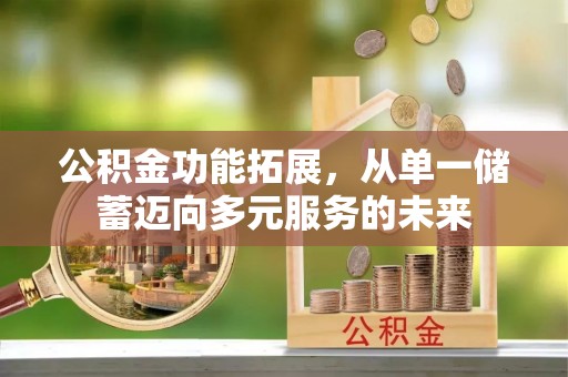 泸定公积金功能拓展，从单一储蓄迈向多元服务的未来