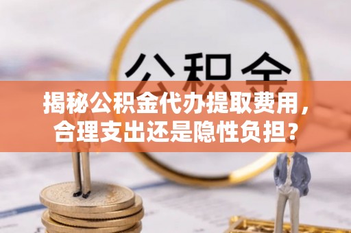 泸定揭秘公积金代办提取费用，合理支出还是隐性负担？