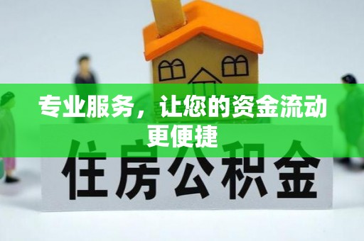 泸定专业服务，让您的资金流动更便捷