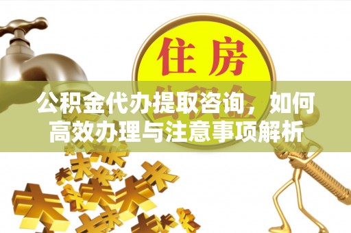 泸定公积金代办提取咨询，如何高效办理与注意事项解析